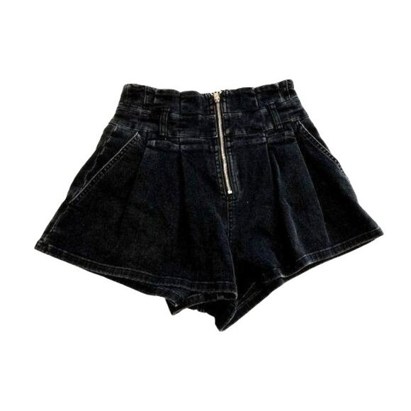IRO Tocey Shorts in Used Black